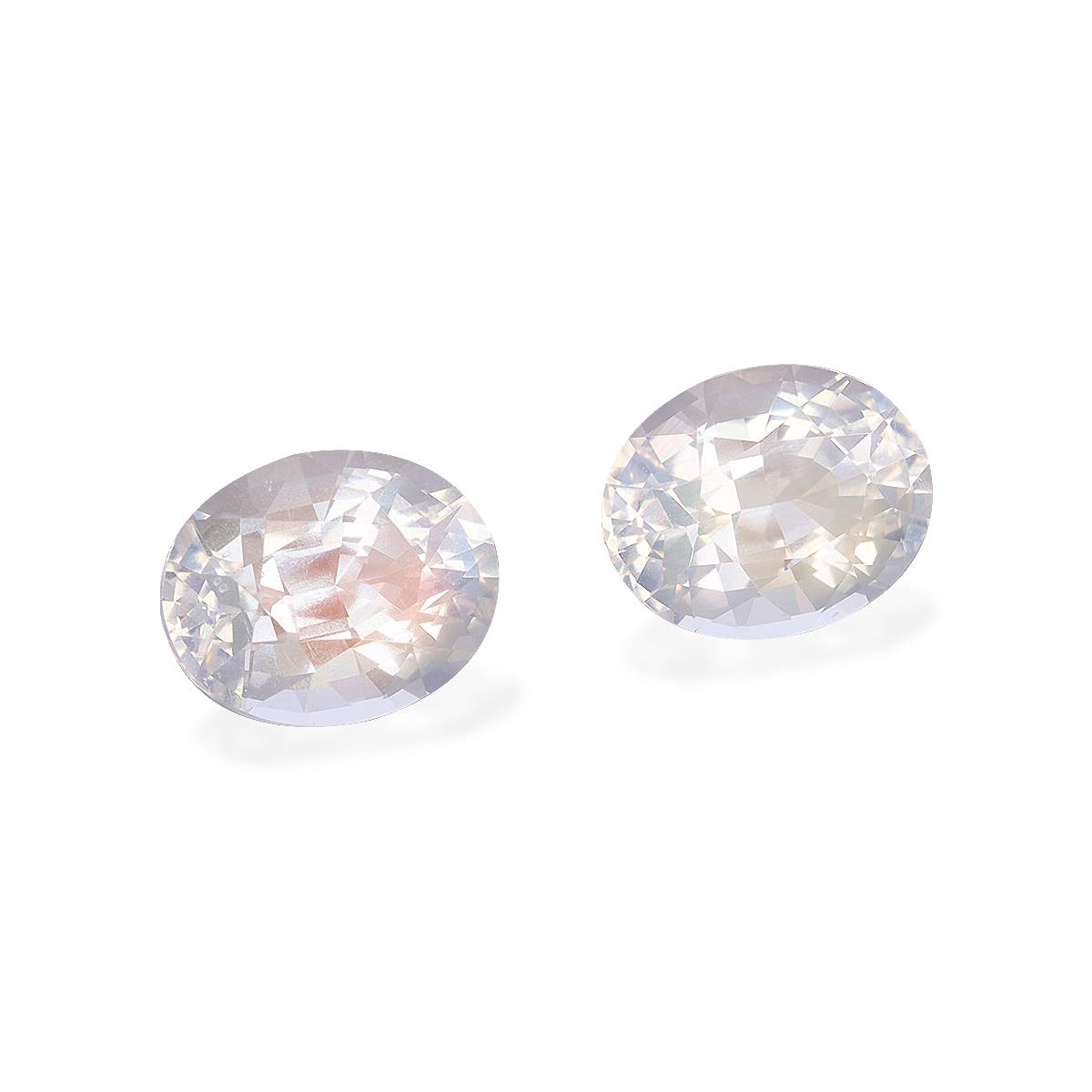 mixed colour rainbow moonstone, 5.54ct oval cut — view 3