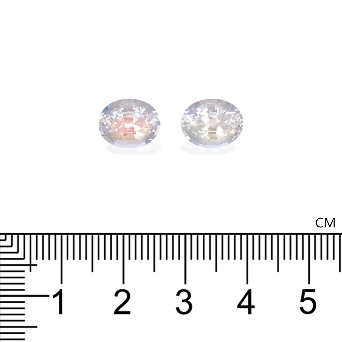 mixed colour rainbow moonstone, 5.54ct oval cut — view 4