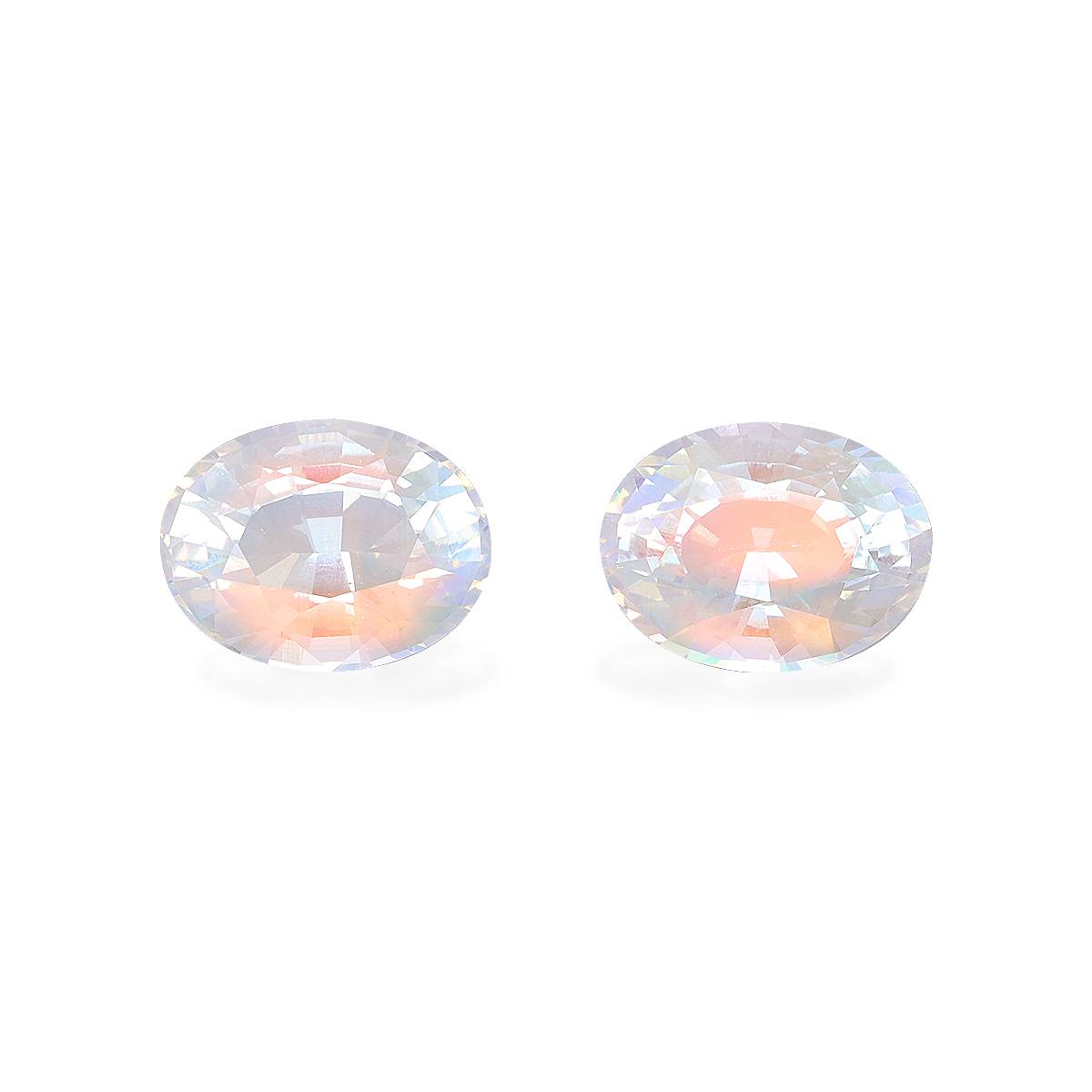 mixed colour rainbow moonstone, 6.65ct oval cut — main view
