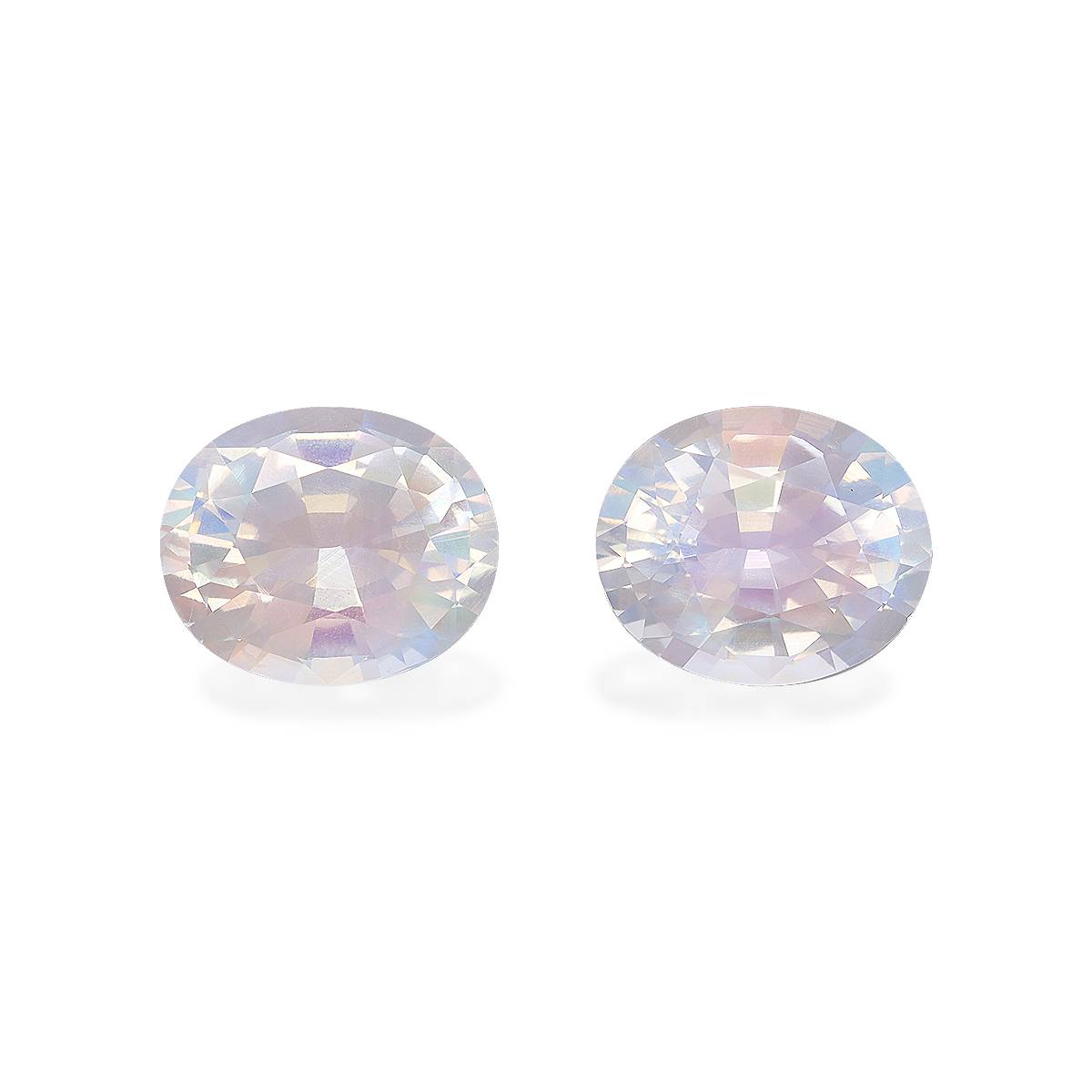 mixed colour rainbow moonstone, 3.07ct oval cut — main view