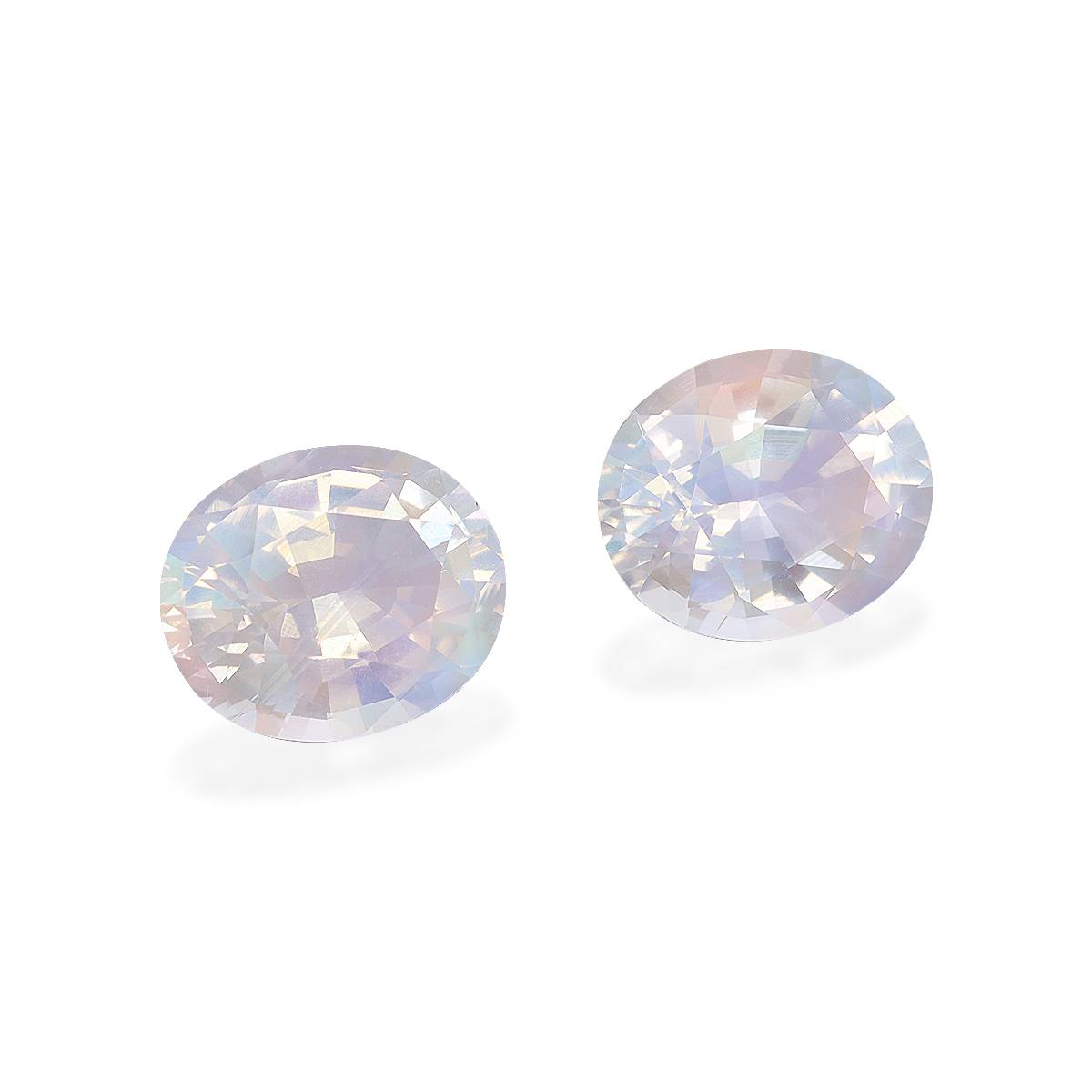 mixed colour rainbow moonstone, 3.07ct oval cut — view 3