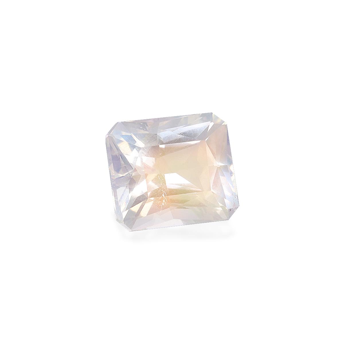 mixed colour rainbow moonstone, 2.96ct rectangular cut — view 3
