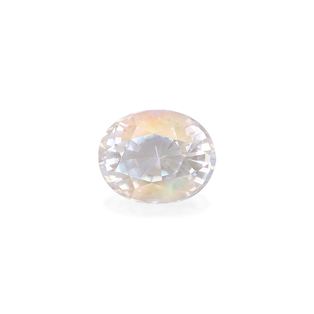 mixed colour rainbow moonstone, 8.19ct oval cut — main view