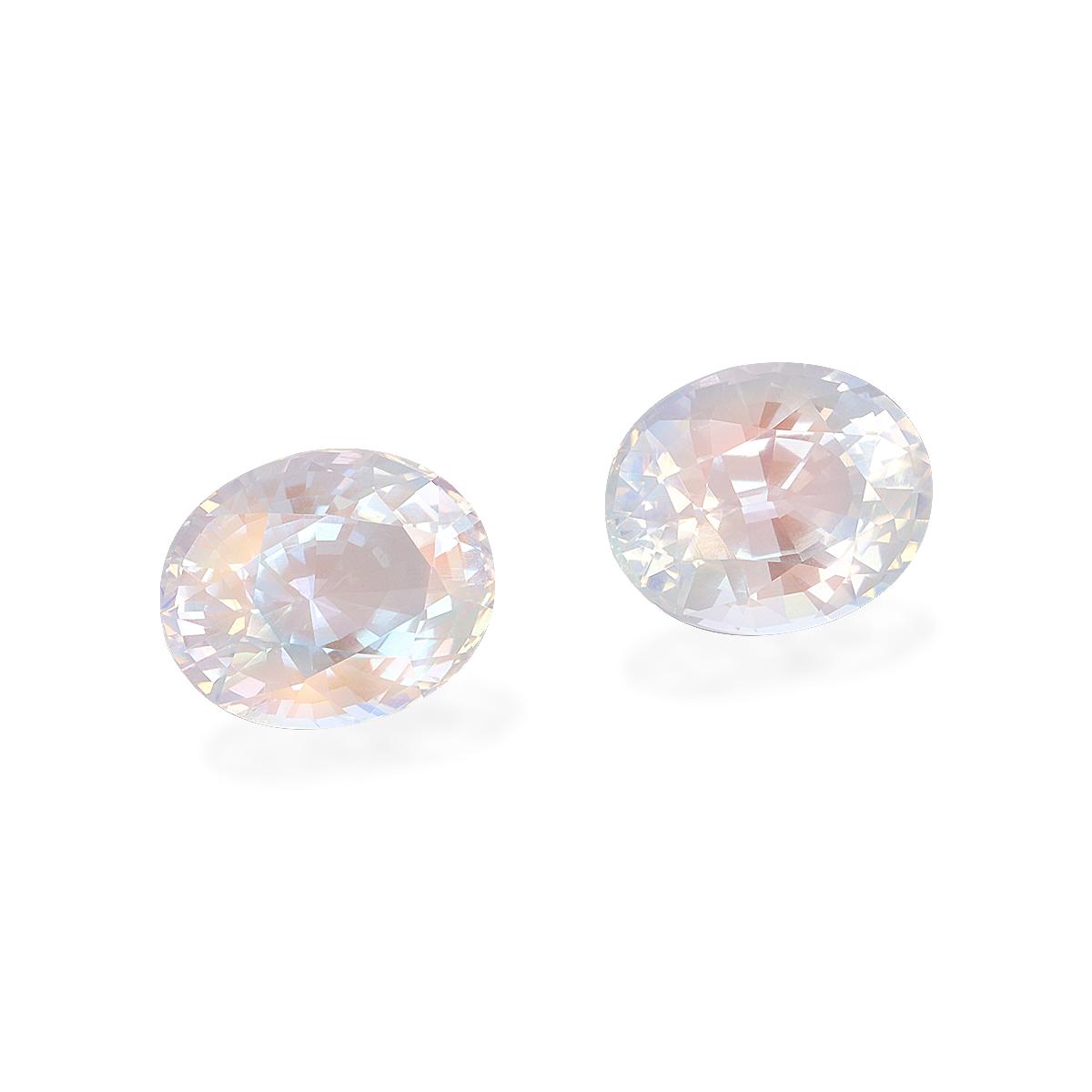 mixed colour rainbow moonstone, 10.2ct oval cut — view 3