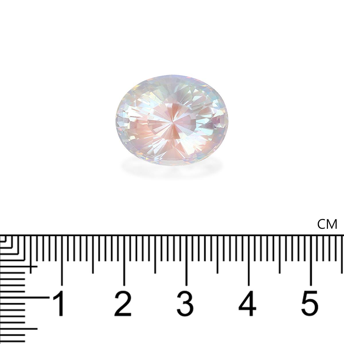 mixed colour rainbow moonstone, 16.37ct oval cut — view 4