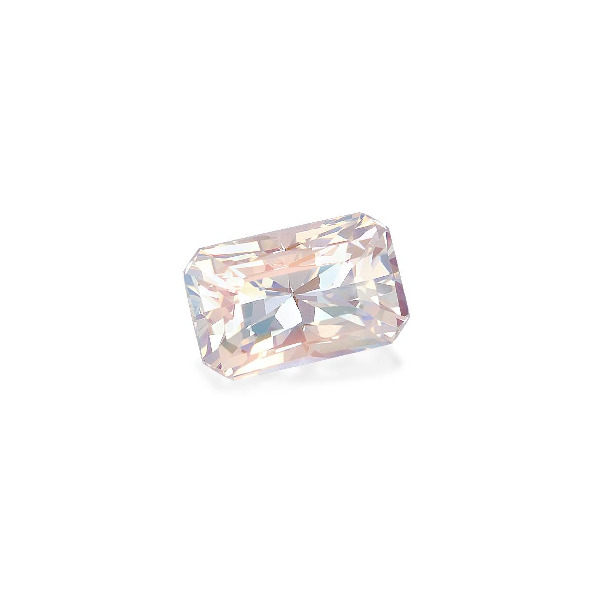 mixed colour rainbow moonstone, 2.3ct rectangular cut — view 3