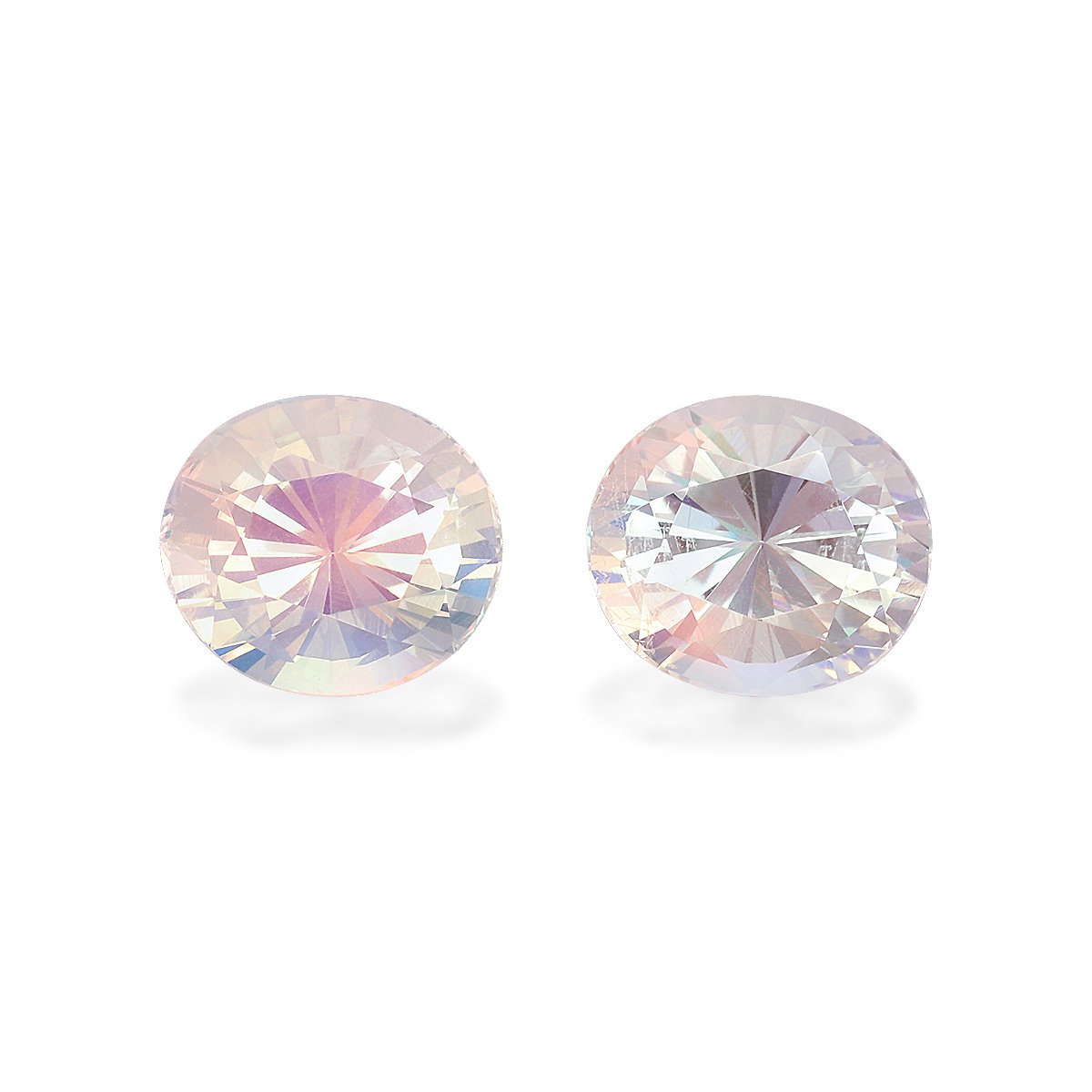 mixed colour rainbow moonstone, 3.98ct oval cut — main view