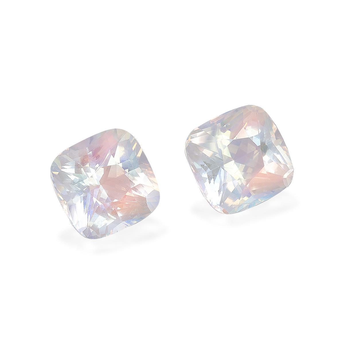 mixed colour rainbow moonstone, 8.79ct cushion cut — view 3