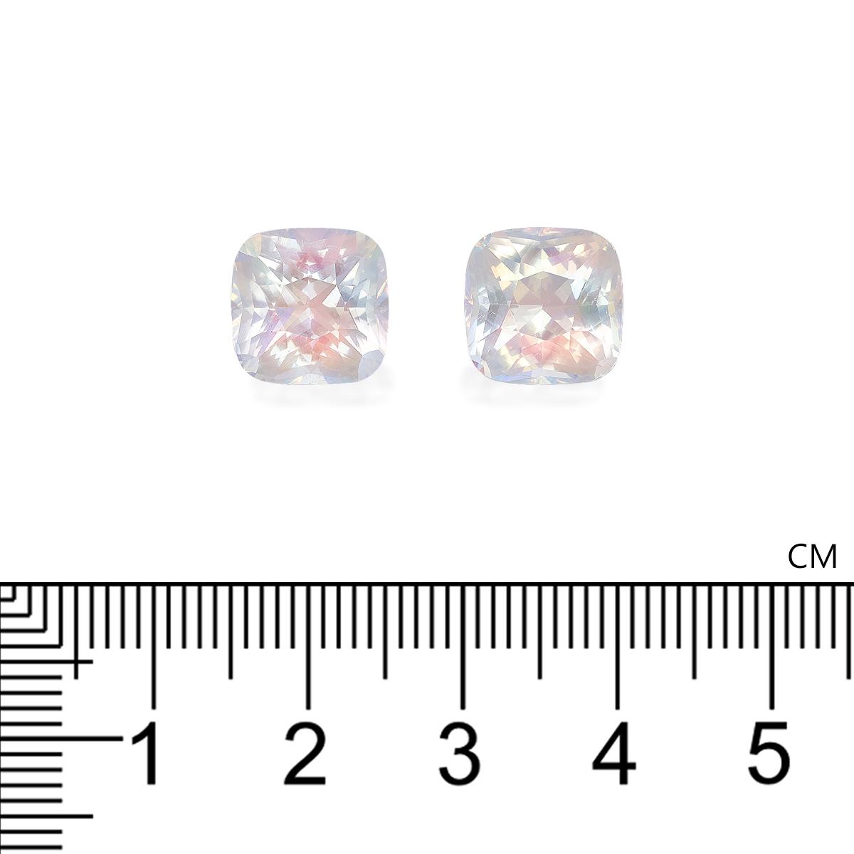 mixed colour rainbow moonstone, 8.79ct cushion cut — view 4