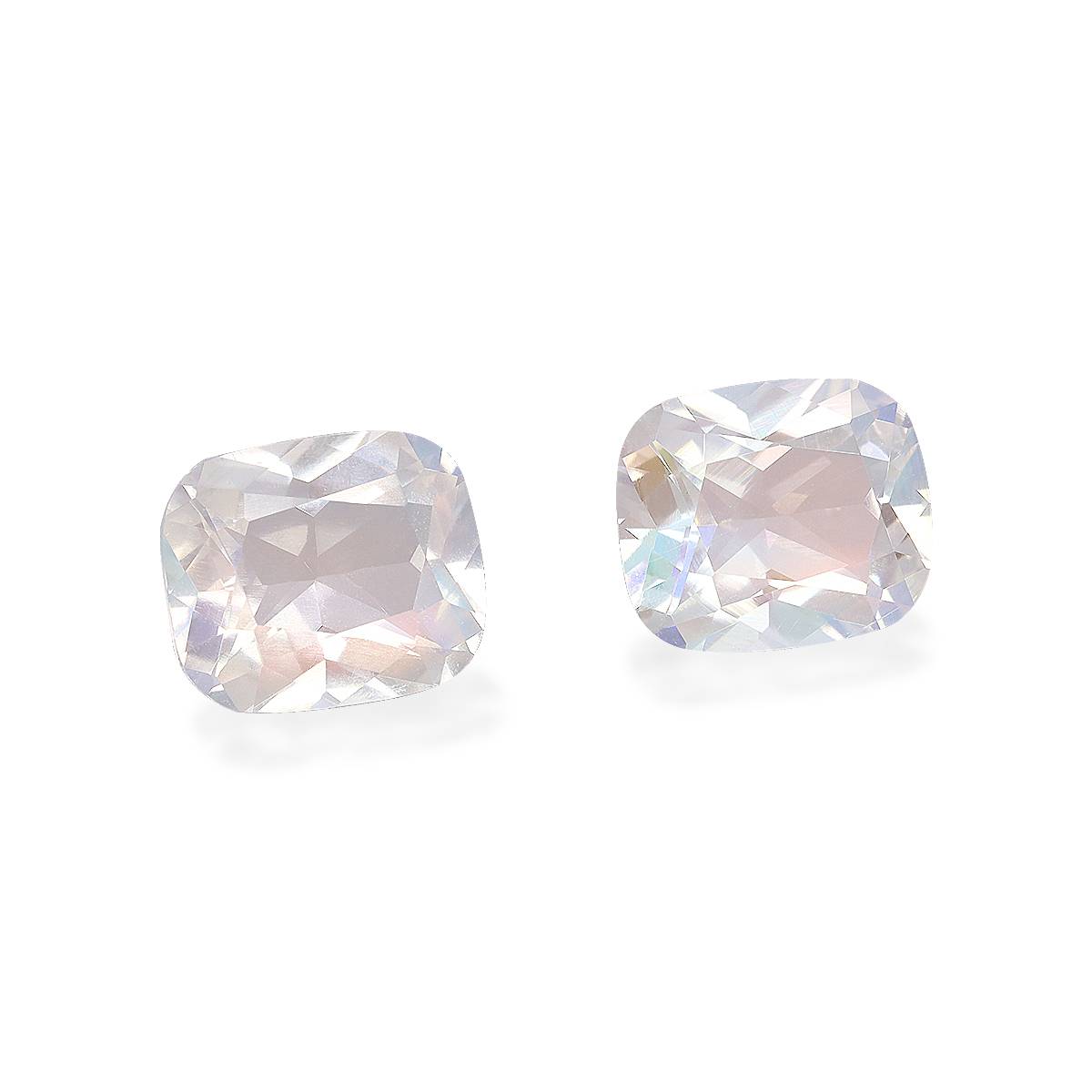 mixed colour rainbow moonstone, 3.76ct cushion cut — view 3