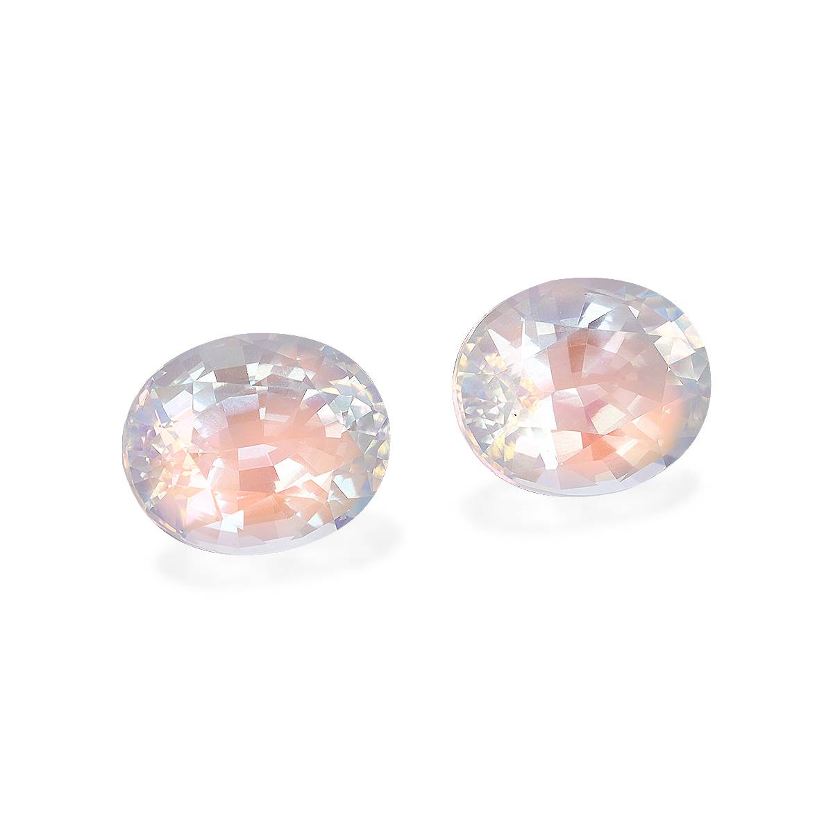 mixed colour rainbow moonstone, 8.47ct oval cut — view 3