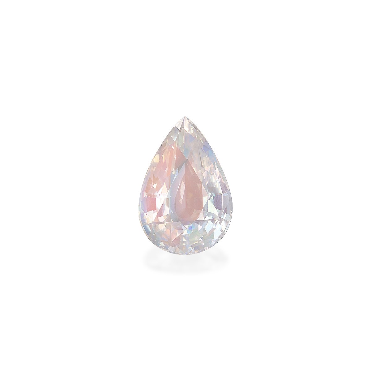 mixed colour rainbow moonstone, 7.88ct pear cut — main view