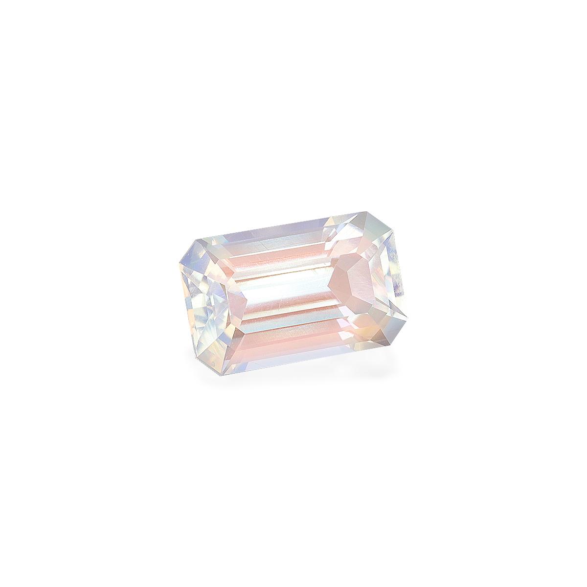 mixed colour rainbow moonstone, 2.89ct rectangular cut — view 3