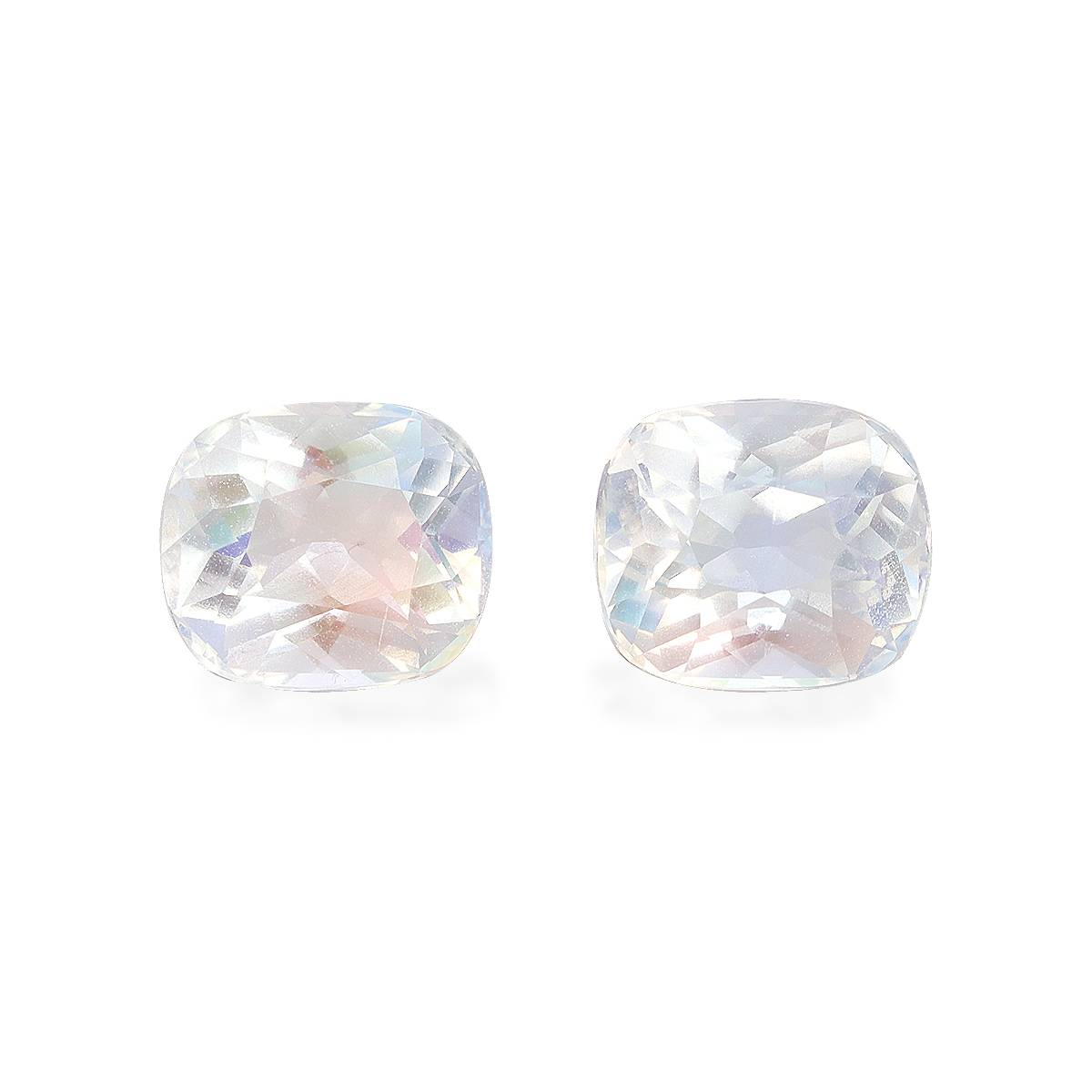 mixed colour rainbow moonstone, 2.97ct cushion cut — main view