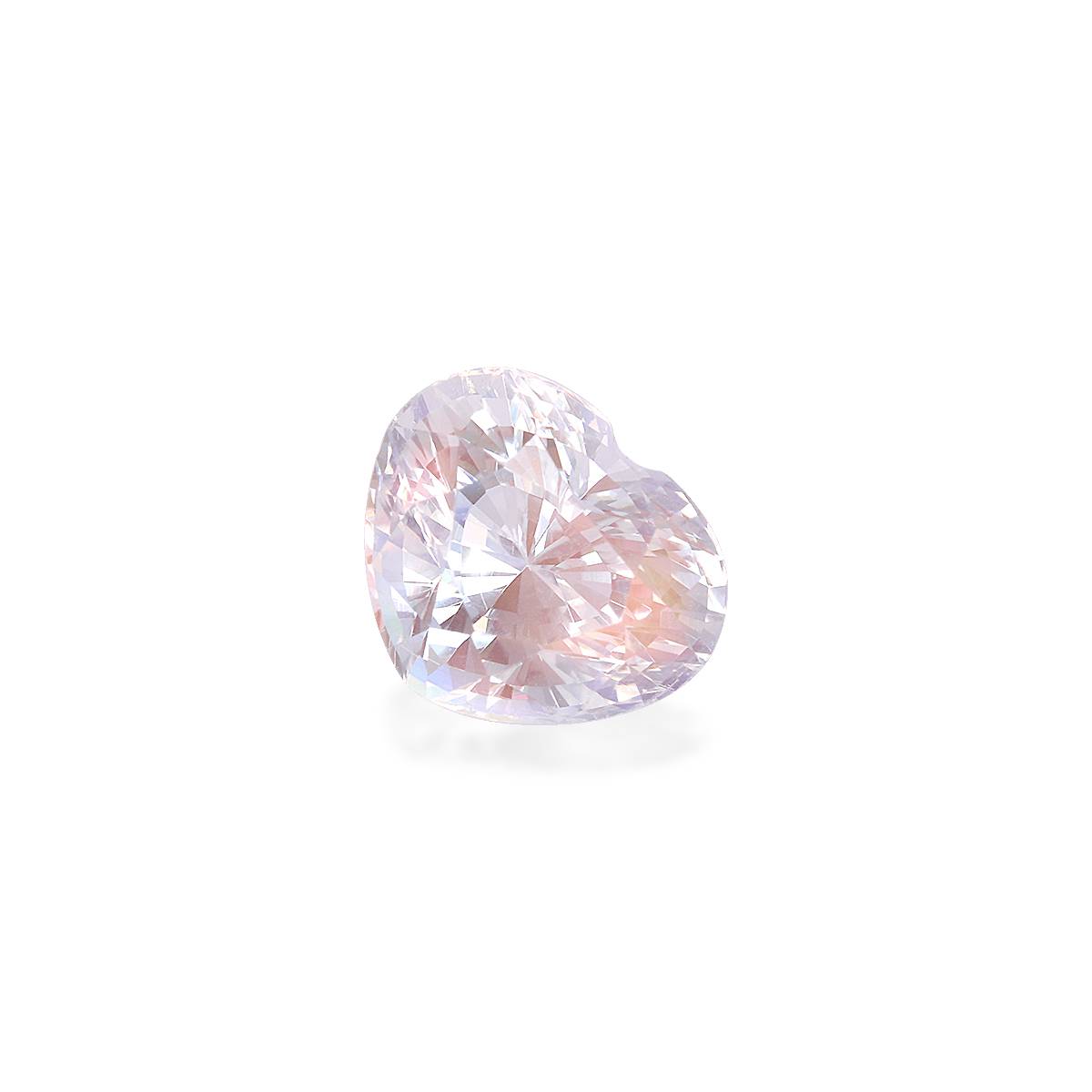 mixed colour rainbow moonstone, 2.02ct heart cut — view 3