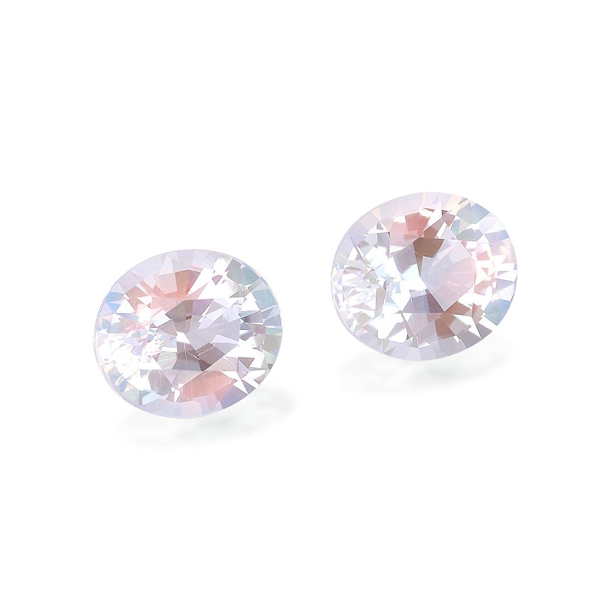 mixed colour rainbow moonstone, 3.47ct oval cut — view 3