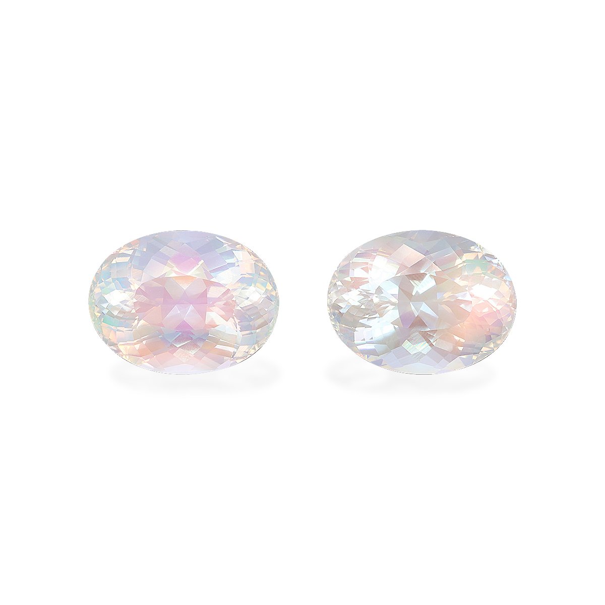 mixed colour rainbow moonstone, 17.74ct oval cut — main view