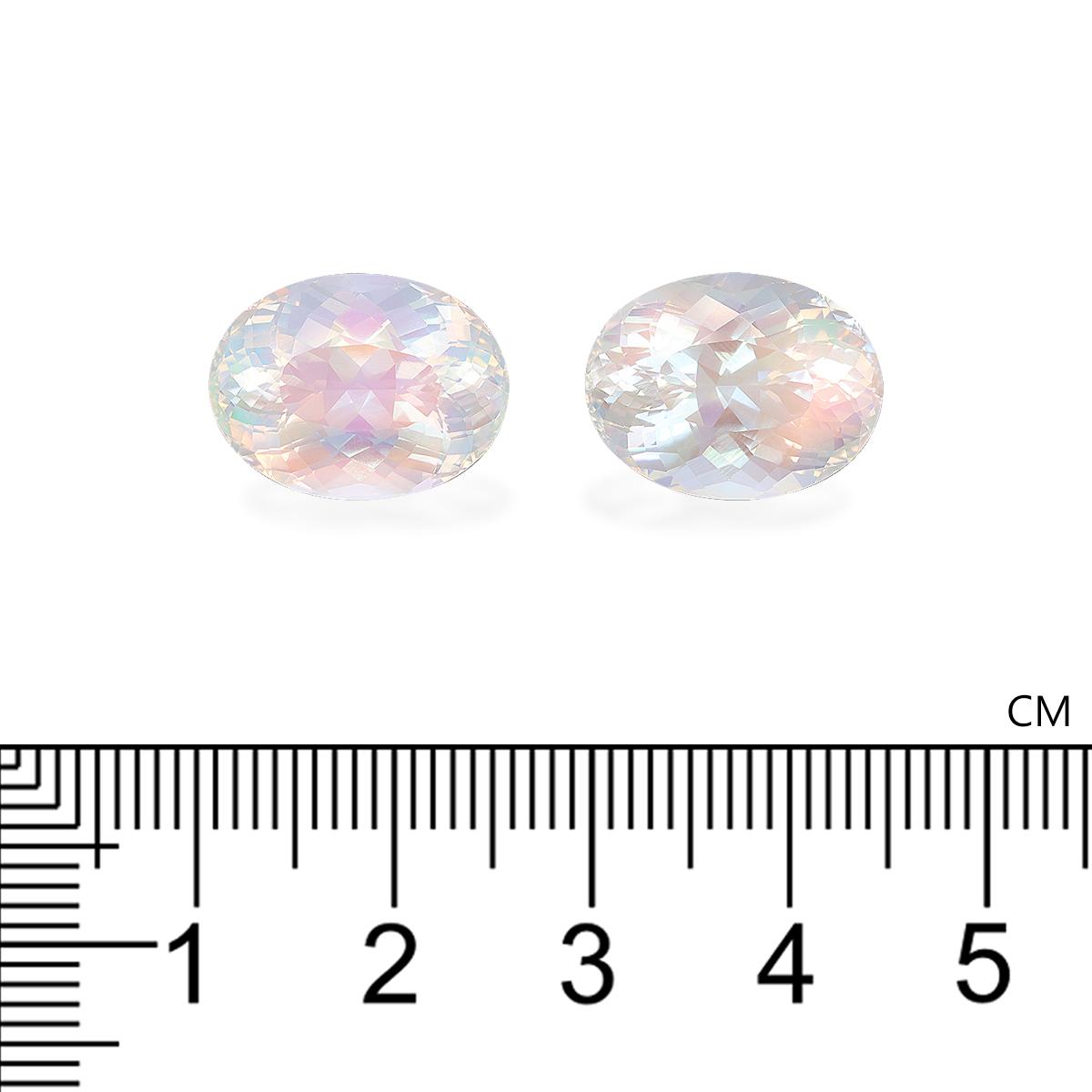 mixed colour rainbow moonstone, 17.74ct oval cut — view 4