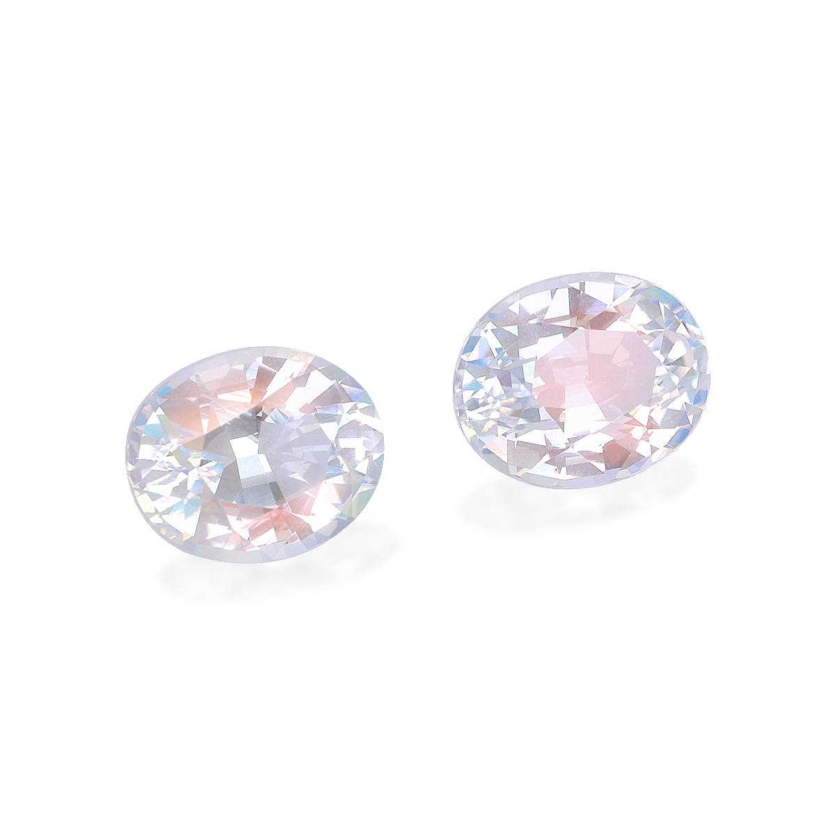 mixed colour rainbow moonstone, 3.55ct oval cut — view 3