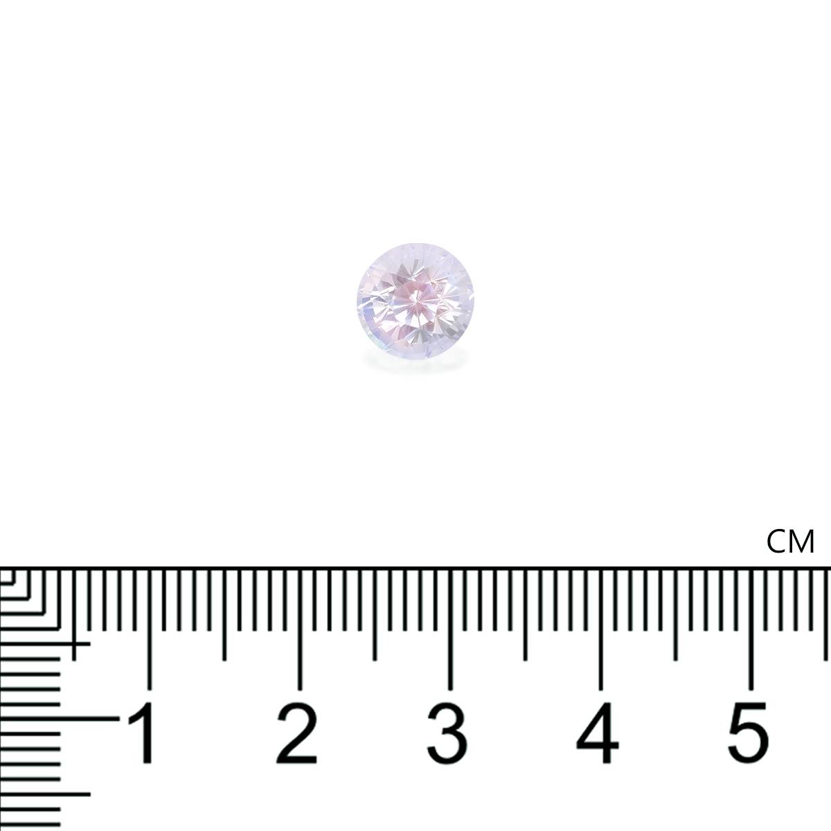 mixed colour rainbow moonstone, 1.92ct round cut — view 4