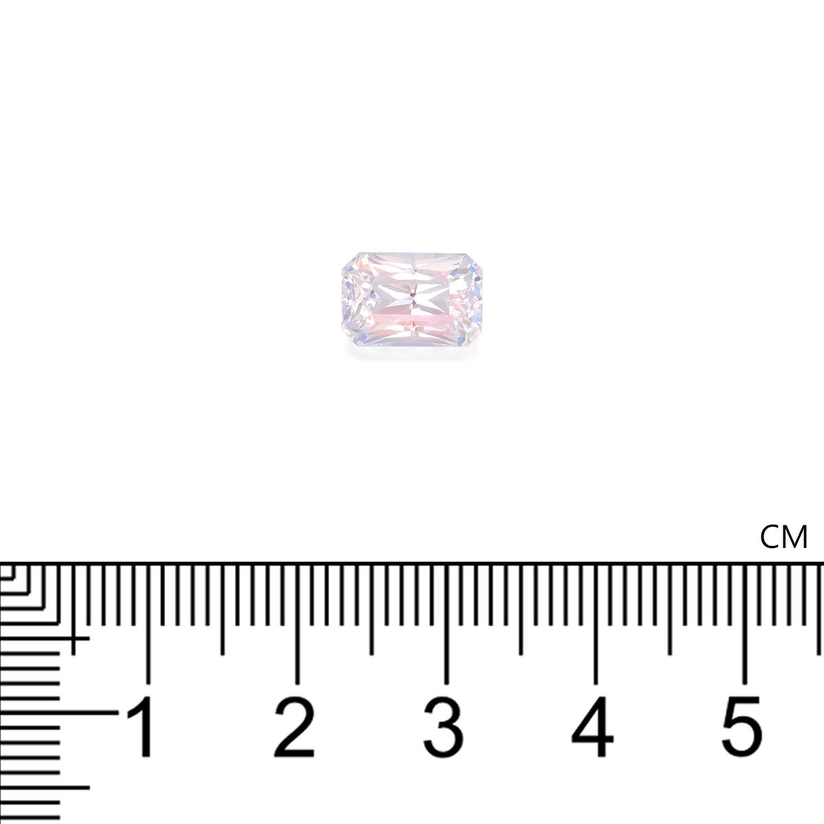 mixed colour rainbow moonstone, 2.48ct rectangular cut — view 4