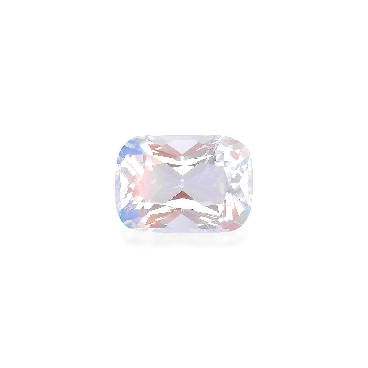 mixed colour rainbow moonstone, 4.23ct cushion cut — main view