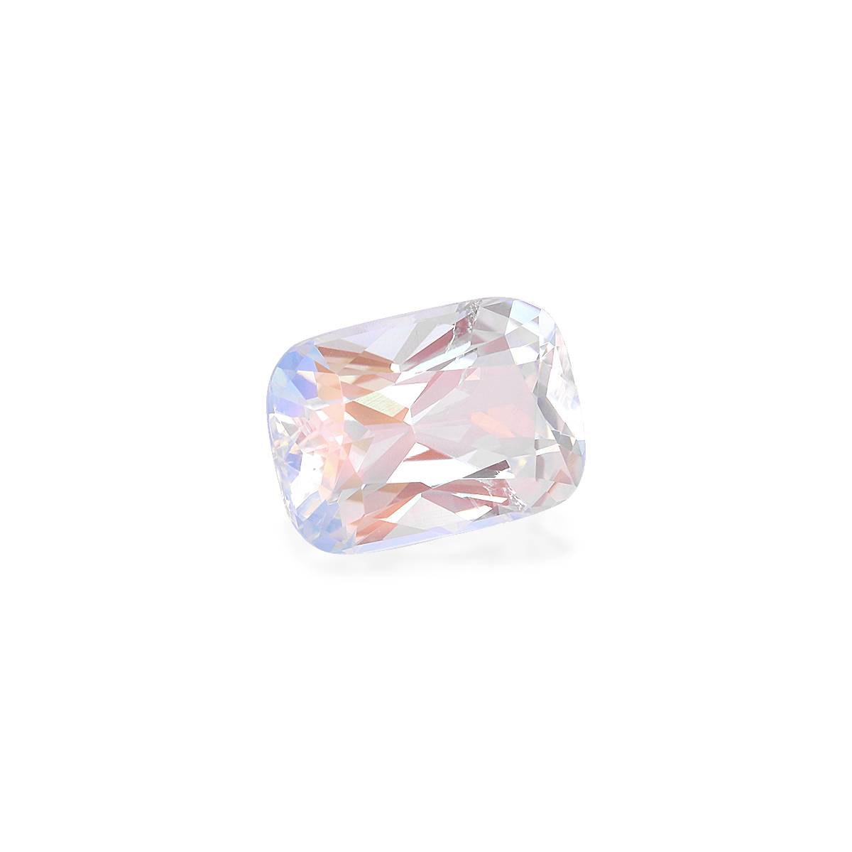 mixed colour rainbow moonstone, 4.23ct cushion cut — view 3