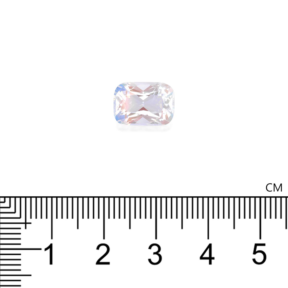 mixed colour rainbow moonstone, 4.23ct cushion cut — view 4