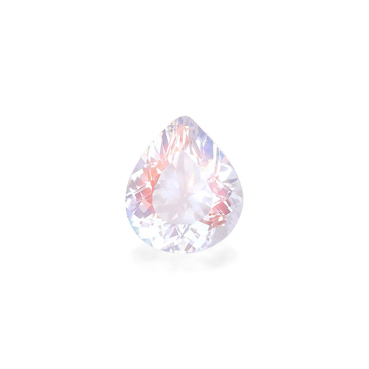 mixed colour rainbow moonstone, 5.96ct pear cut — main view