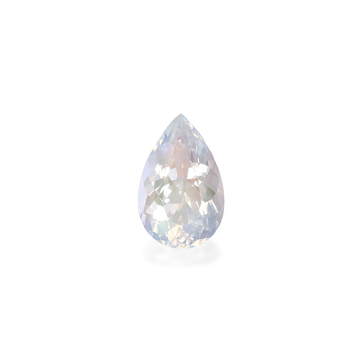 mixed colour rainbow moonstone, 10.98ct pear cut — main view