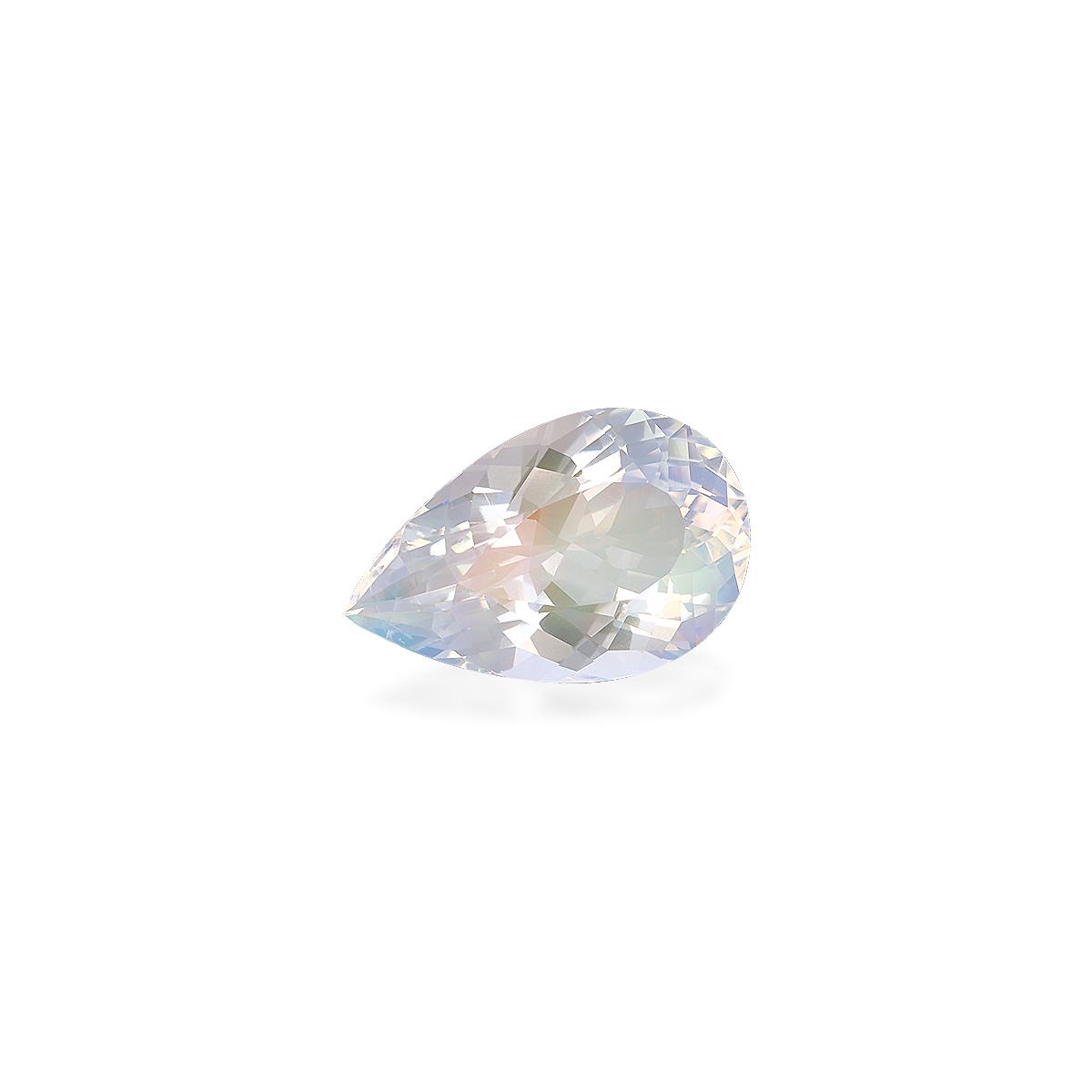 mixed colour rainbow moonstone, 10.98ct pear cut — view 3
