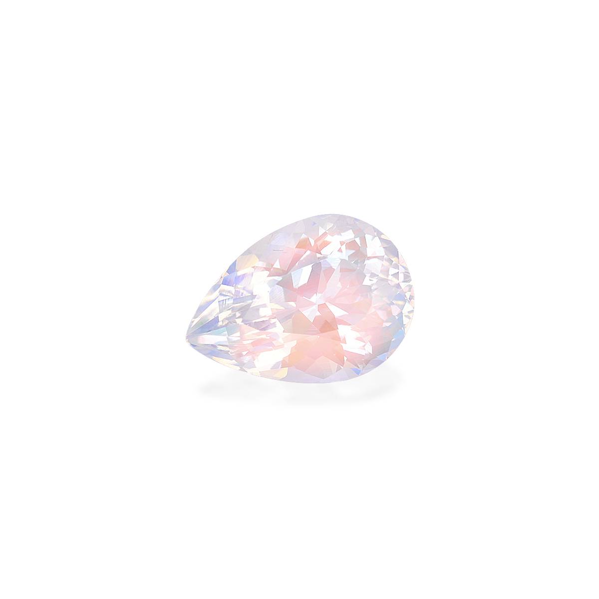 mixed colour rainbow moonstone, 6.3ct pear cut — view 3