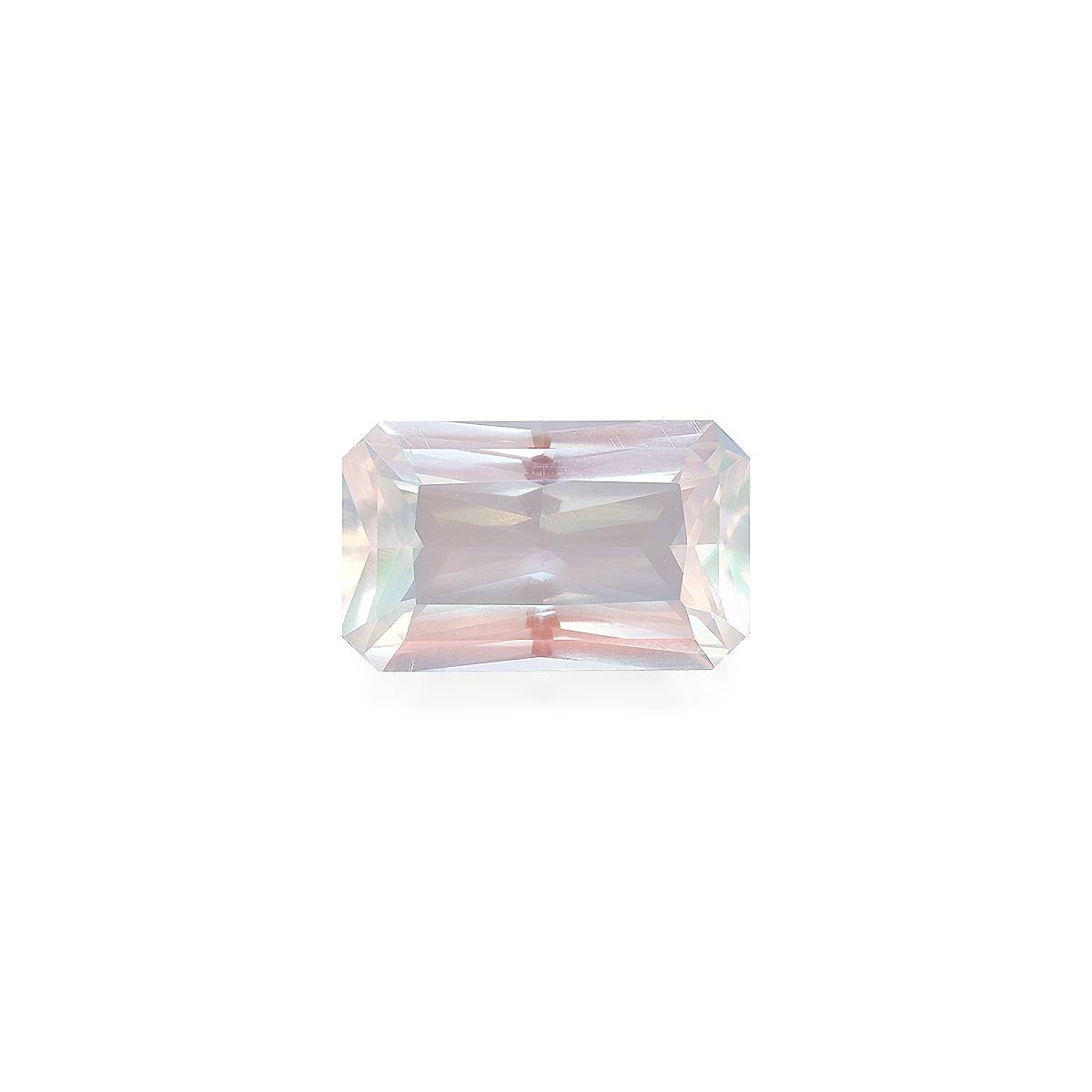mixed colour rainbow moonstone, 10.2ct rectangular cut — main view