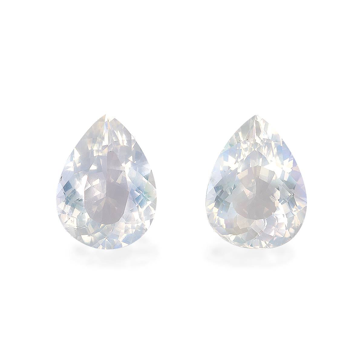 mixed colour rainbow moonstone, 18.93ct pear cut — main view