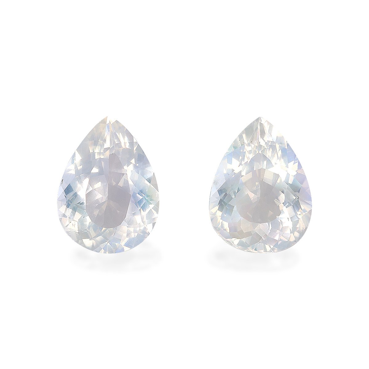 mixed colour rainbow moonstone, 18.93ct pear cut — main view