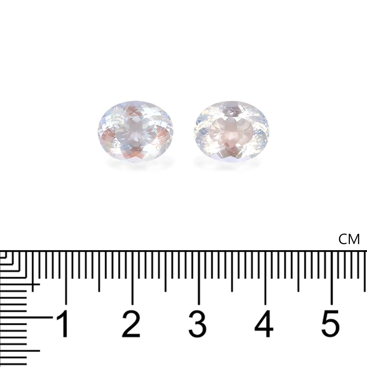 mixed colour rainbow moonstone, 7.97ct oval cut — view 4