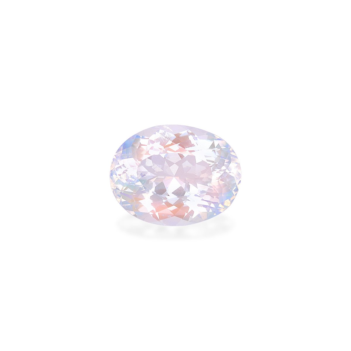 mixed colour rainbow moonstone, 5.72ct oval cut — main view