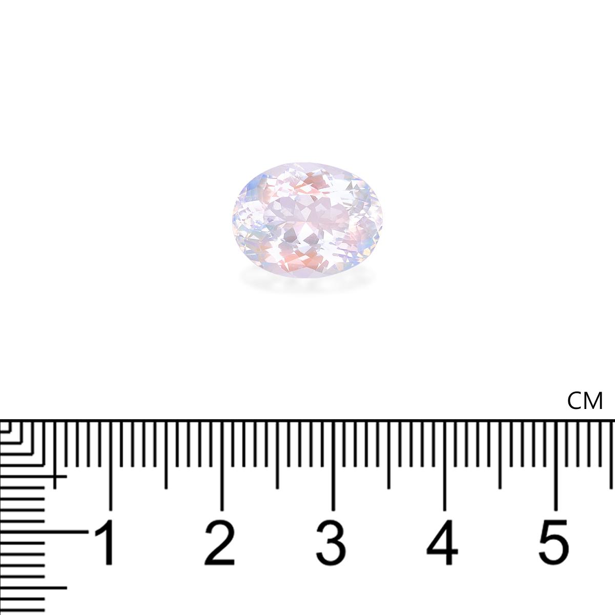 mixed colour rainbow moonstone, 5.72ct oval cut — view 4