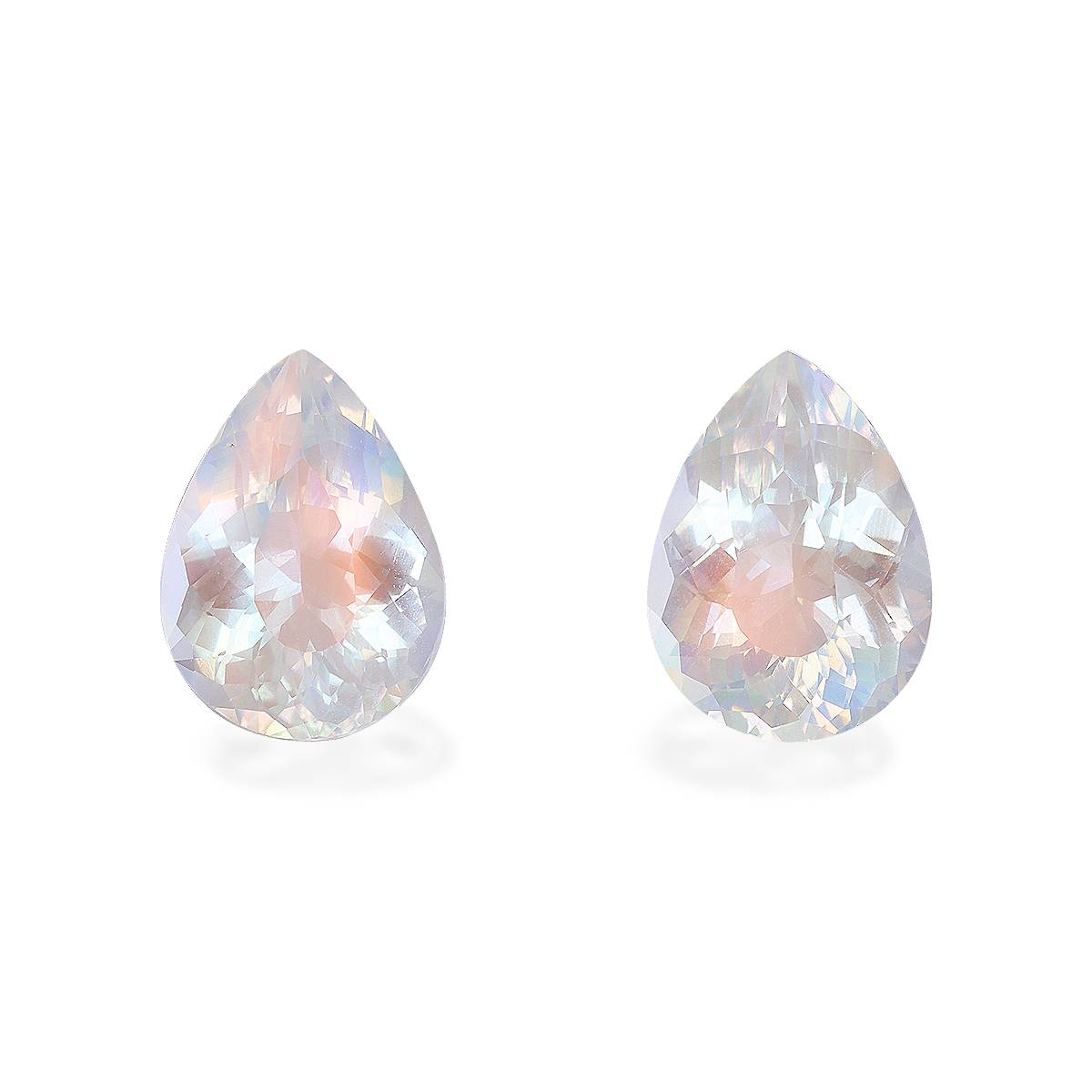 mixed colour rainbow moonstone, 6.93ct pear cut — main view