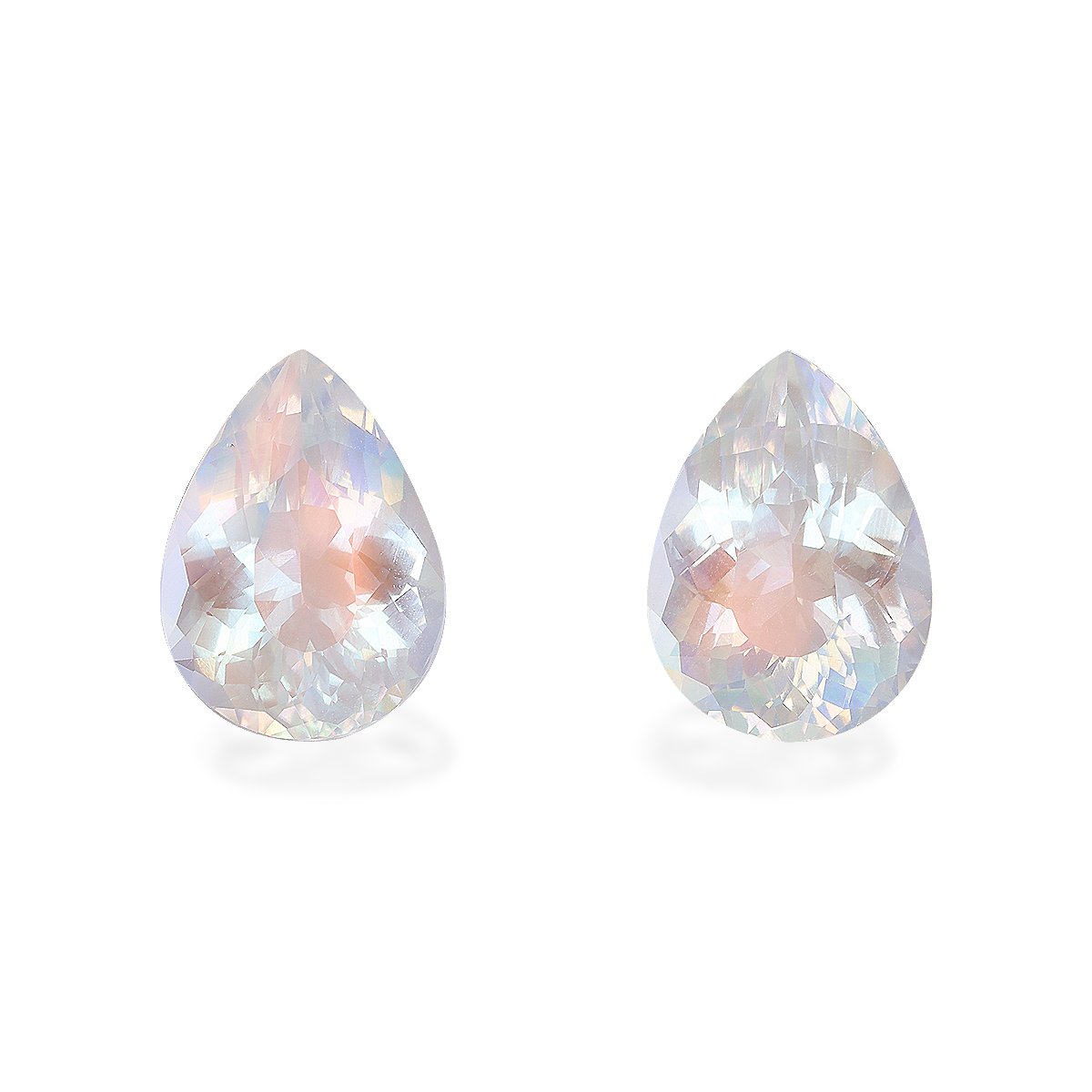 mixed colour rainbow moonstone, 6.93ct pear cut — main view