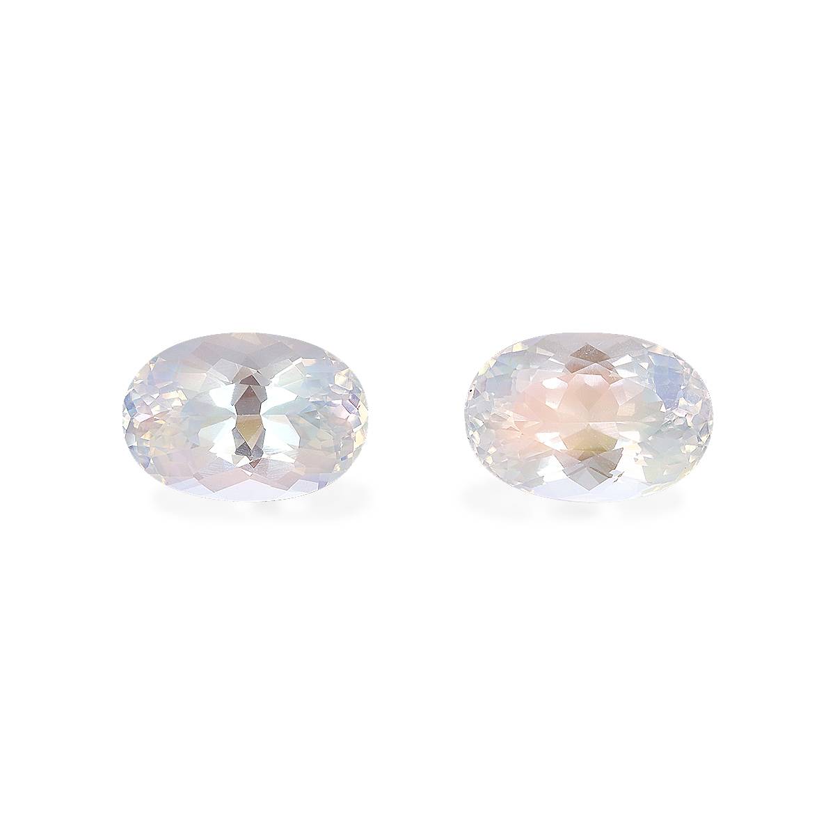 mixed colour rainbow moonstone, 4.57ct oval cut — main view