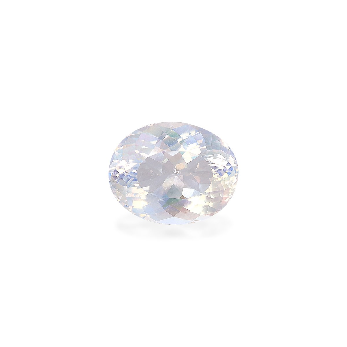 mixed colour rainbow moonstone, 4.06ct oval cut — main view
