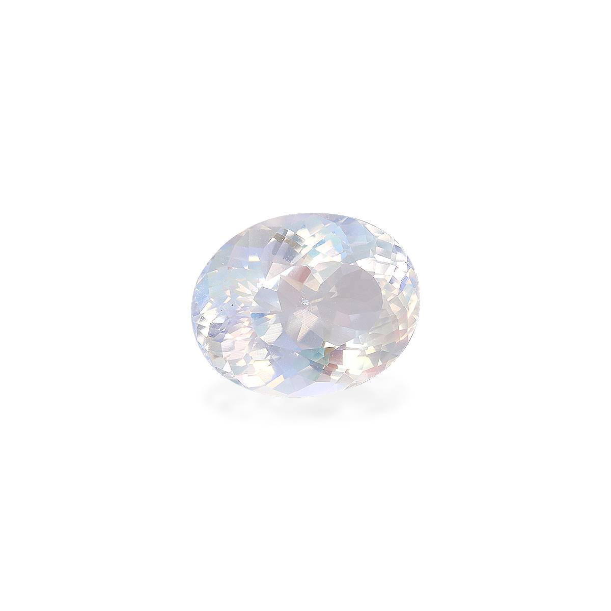 mixed colour rainbow moonstone, 4.06ct oval cut — view 3