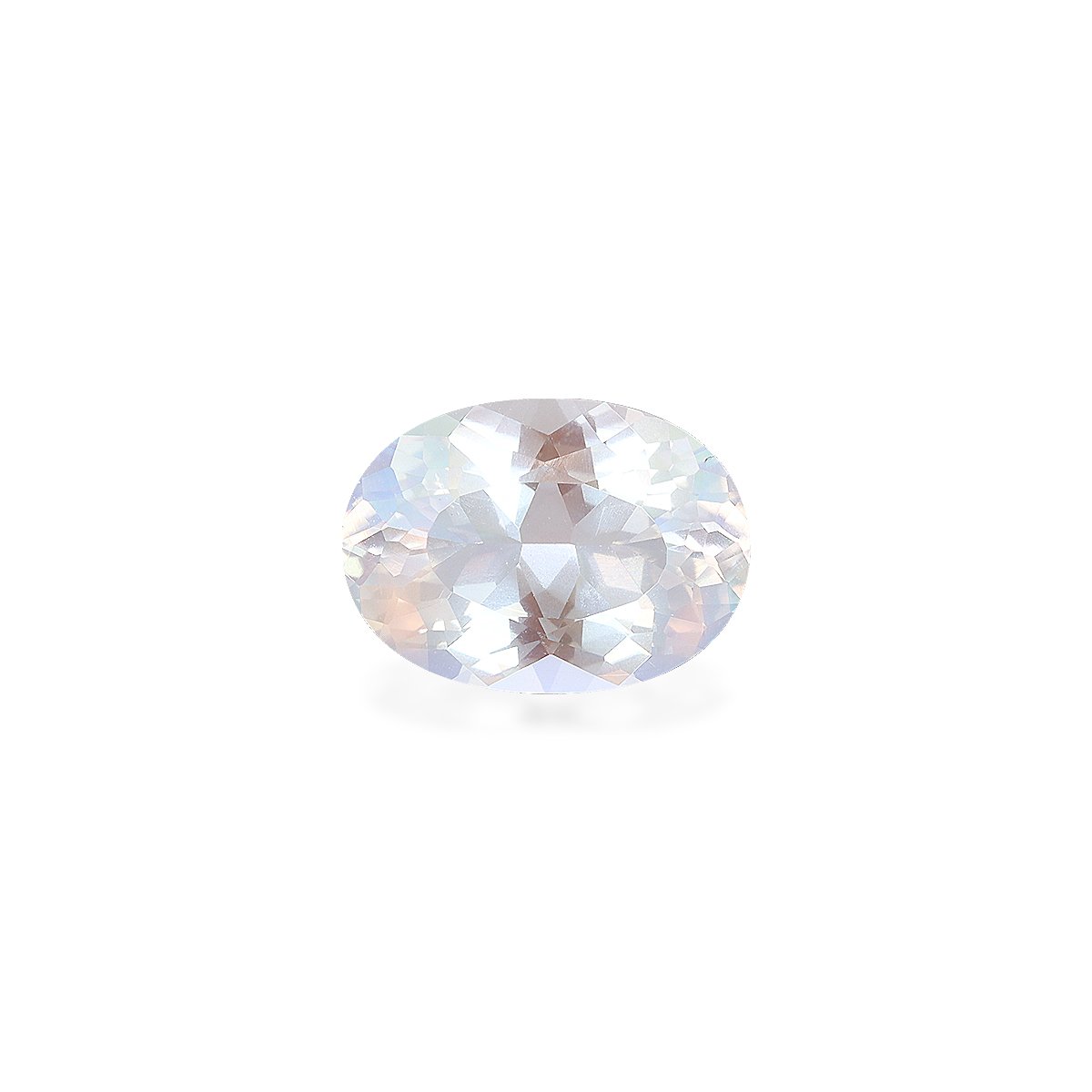 mixed colour rainbow moonstone, 2.65ct oval cut — main view