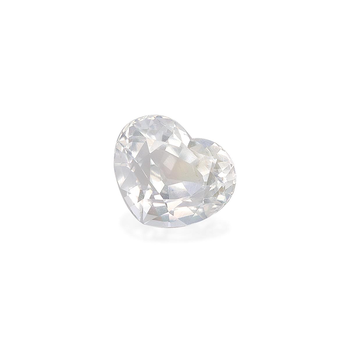 mixed colour rainbow moonstone, 4.4ct heart cut — view 3