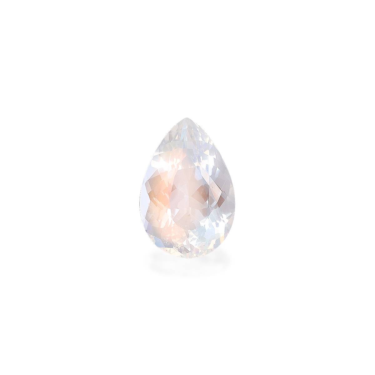 mixed colour rainbow moonstone, 2.78ct pear cut — main view