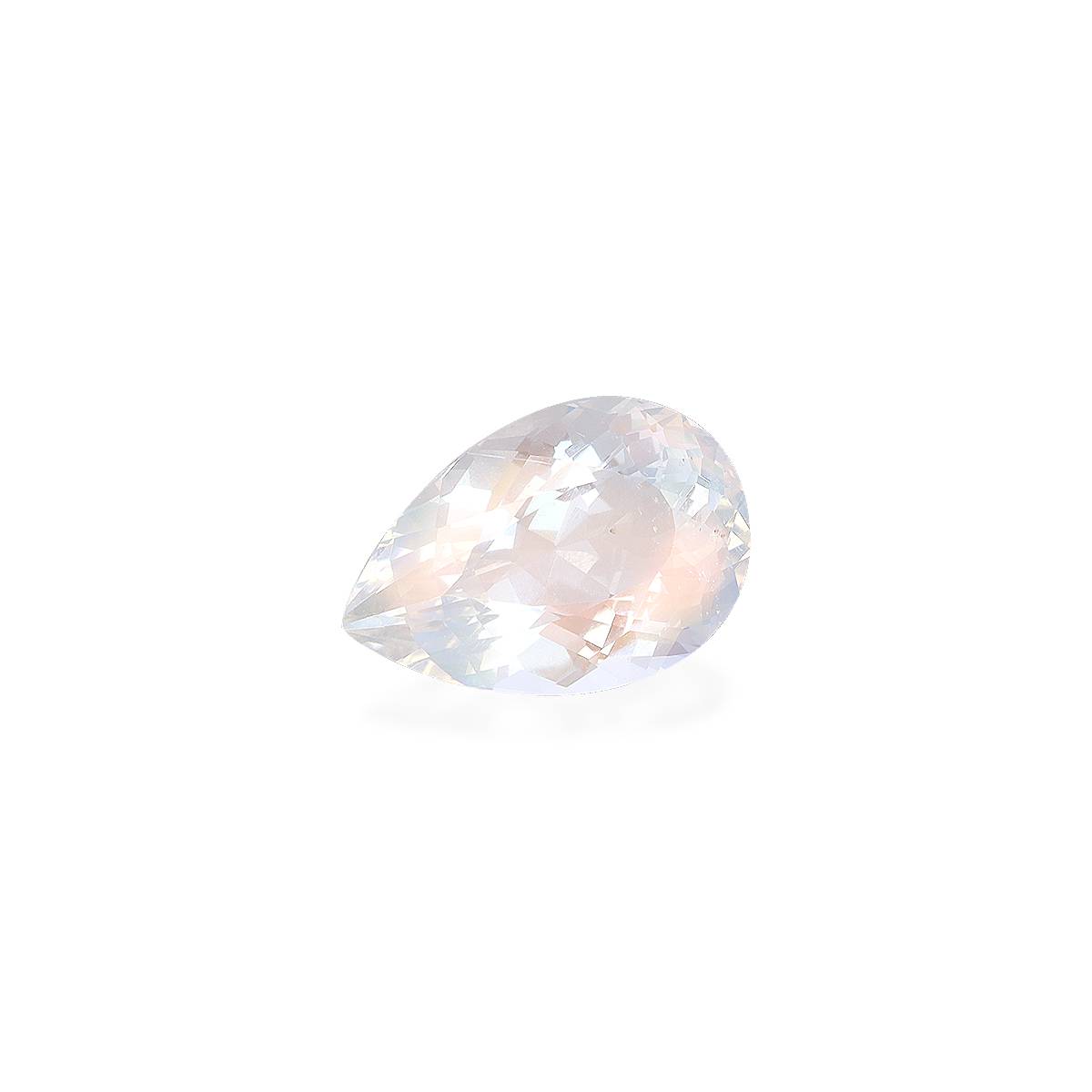mixed colour rainbow moonstone, 2.78ct pear cut — view 3