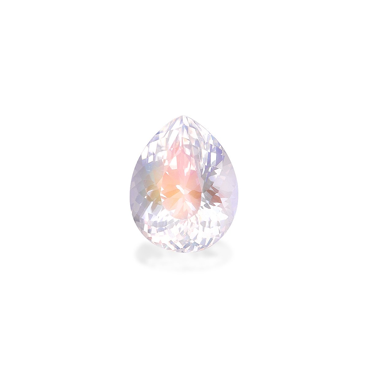 mixed colour rainbow moonstone, 2.45ct pear cut — main view