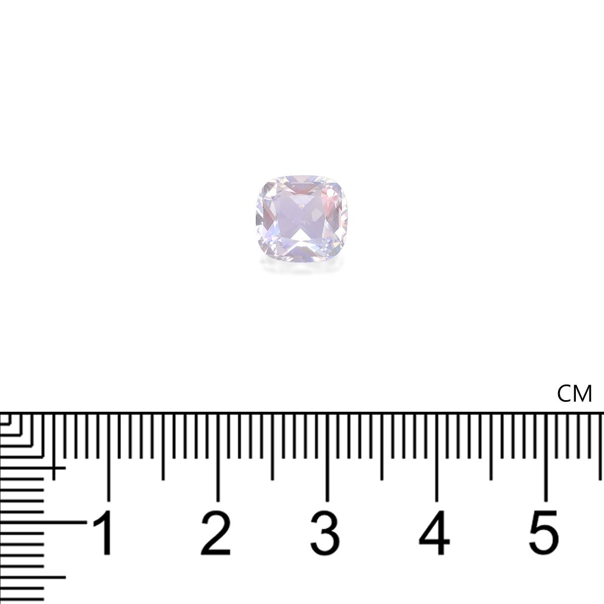 mixed colour rainbow moonstone, 1.95ct cushion cut — view 4