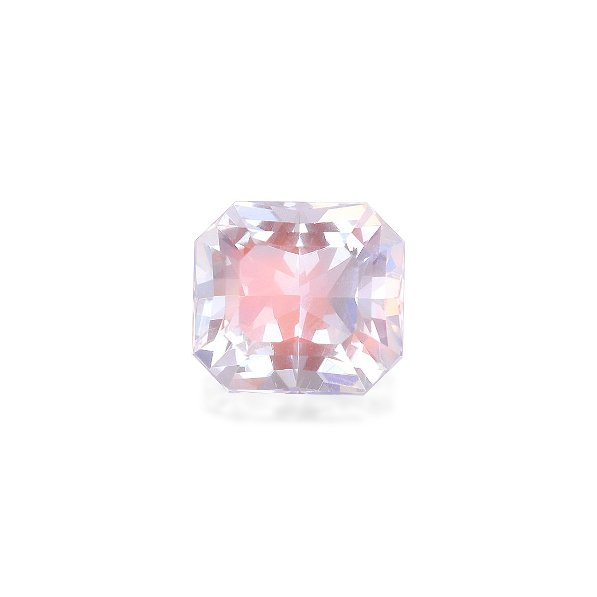 mixed colour rainbow moonstone, 1.8ct rectangular cut — main view